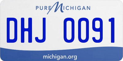 MI license plate DHJ0091