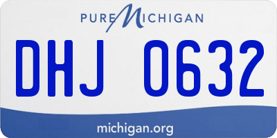 MI license plate DHJ0632