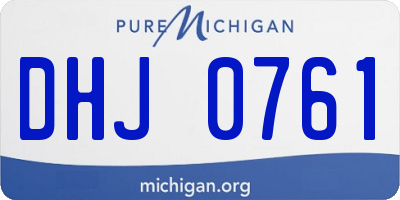 MI license plate DHJ0761