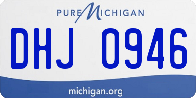 MI license plate DHJ0946
