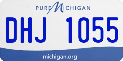 MI license plate DHJ1055