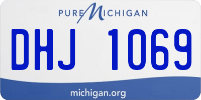 MI license plate DHJ1069