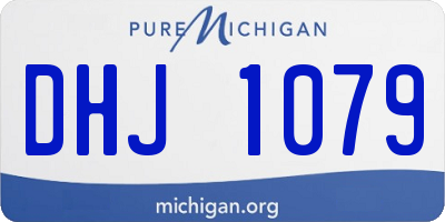 MI license plate DHJ1079