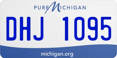 MI license plate DHJ1095