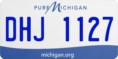 MI license plate DHJ1127