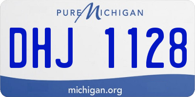 MI license plate DHJ1128