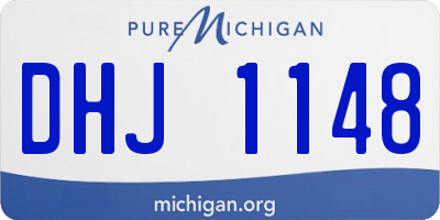 MI license plate DHJ1148