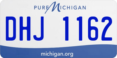 MI license plate DHJ1162