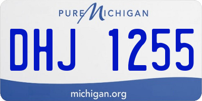 MI license plate DHJ1255