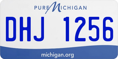 MI license plate DHJ1256