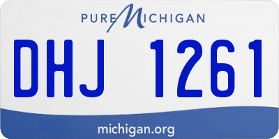 MI license plate DHJ1261