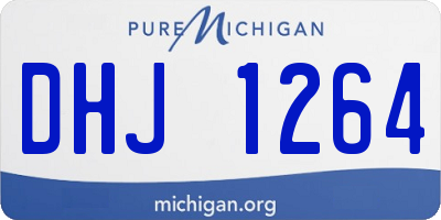 MI license plate DHJ1264
