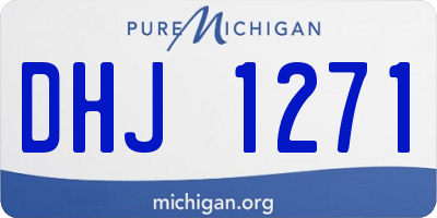 MI license plate DHJ1271
