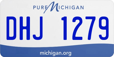 MI license plate DHJ1279