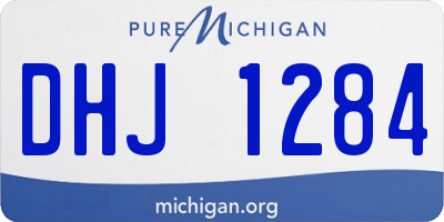 MI license plate DHJ1284