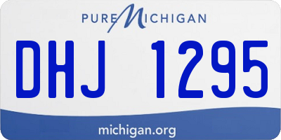 MI license plate DHJ1295