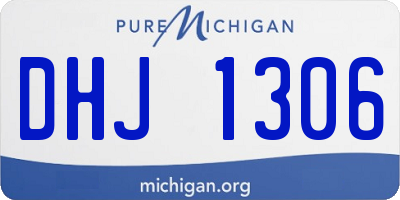 MI license plate DHJ1306