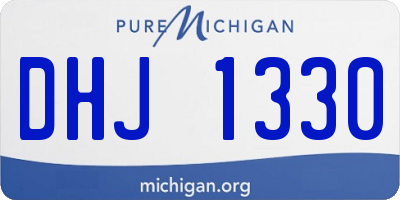 MI license plate DHJ1330