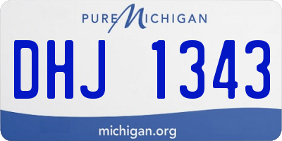 MI license plate DHJ1343