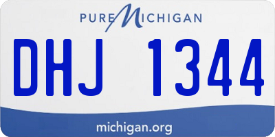 MI license plate DHJ1344