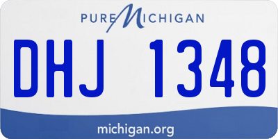 MI license plate DHJ1348