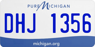 MI license plate DHJ1356