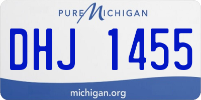 MI license plate DHJ1455