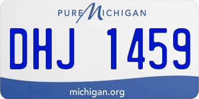 MI license plate DHJ1459