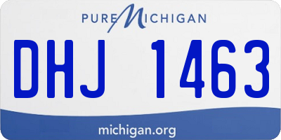 MI license plate DHJ1463