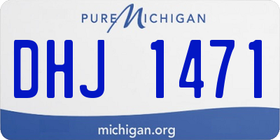 MI license plate DHJ1471