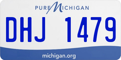 MI license plate DHJ1479