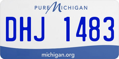 MI license plate DHJ1483