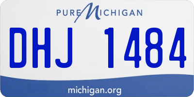 MI license plate DHJ1484