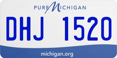 MI license plate DHJ1520