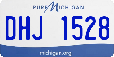 MI license plate DHJ1528