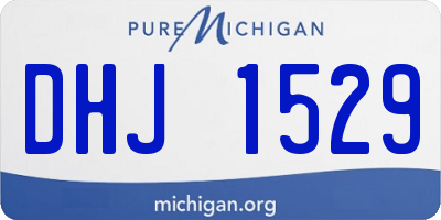 MI license plate DHJ1529