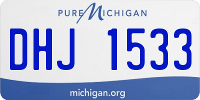 MI license plate DHJ1533