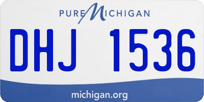 MI license plate DHJ1536