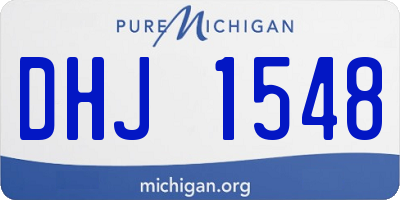 MI license plate DHJ1548