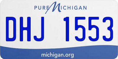 MI license plate DHJ1553