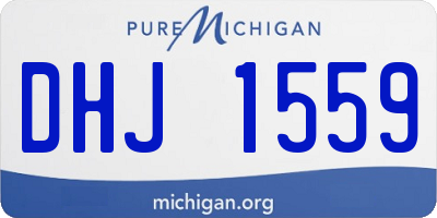 MI license plate DHJ1559