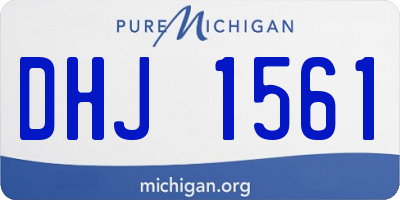 MI license plate DHJ1561