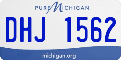 MI license plate DHJ1562