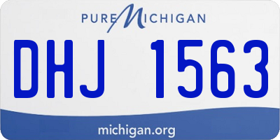 MI license plate DHJ1563