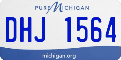 MI license plate DHJ1564