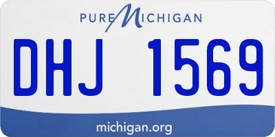 MI license plate DHJ1569