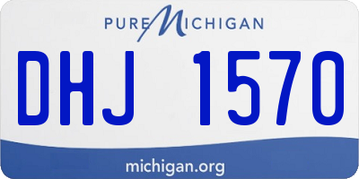 MI license plate DHJ1570