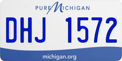 MI license plate DHJ1572