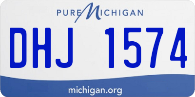 MI license plate DHJ1574
