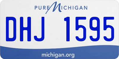 MI license plate DHJ1595